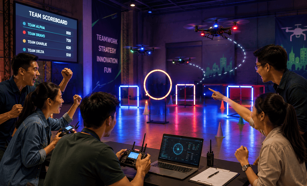 Game of Drones Team Building A Unique Tech-Driven Activity